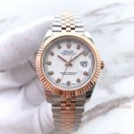 (EW) Rolex Datejust 2 White Face Watch 41mm Diamond Rolex Replica Watch